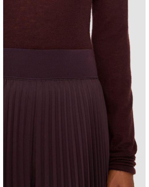 Jupe-Culotte Ella En Plissé Maille Tissée Joseph en coloris Purple