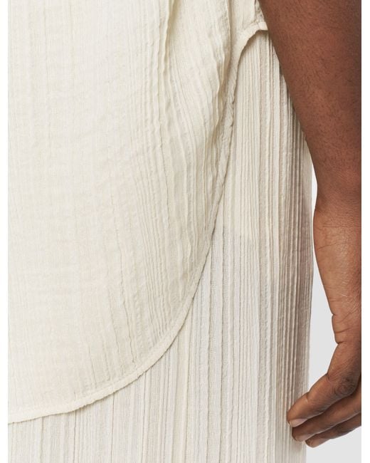 Joseph White Lucien Pleat Jacquard Blouse