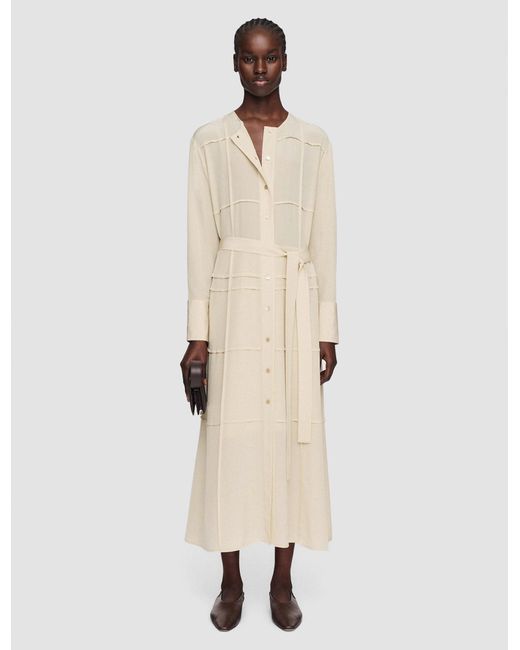 Joseph Natural Silk Crepe De Soie Helene Dress