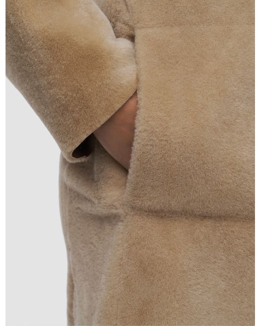 Joseph Natural Britanny Reversible Soft Shearling Jacket