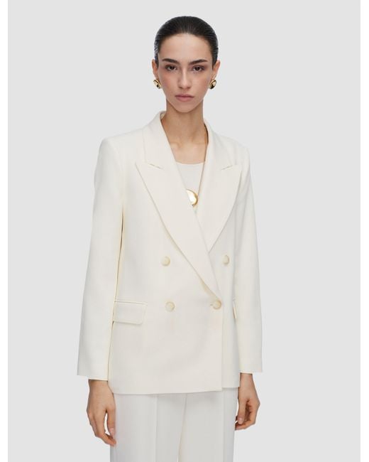 Joseph White Jaden Viscose Tailoring Jacket