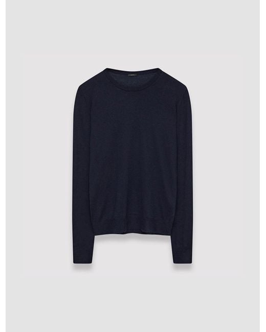 Joseph Blue Cashair Round Neck Jumper