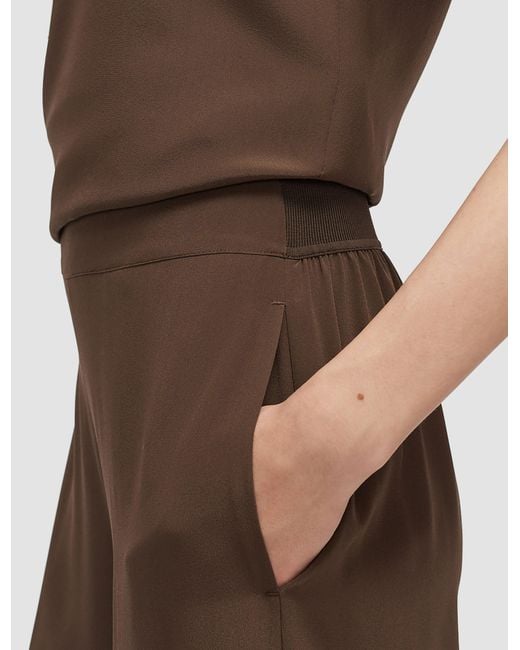 Joseph Brown Rihani Crepe De Soie Silk Trousers