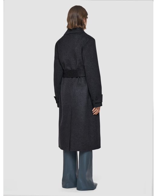 Joseph Blue Arline Double Face Cashmere Coat