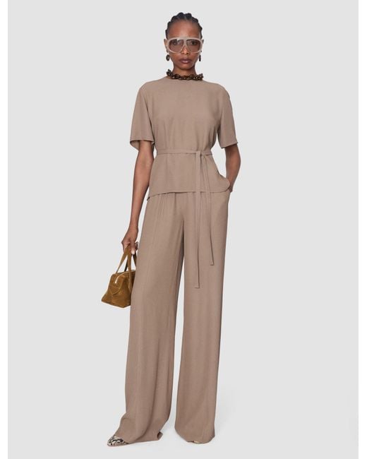 Joseph Natural Atheris Crepe Blouse