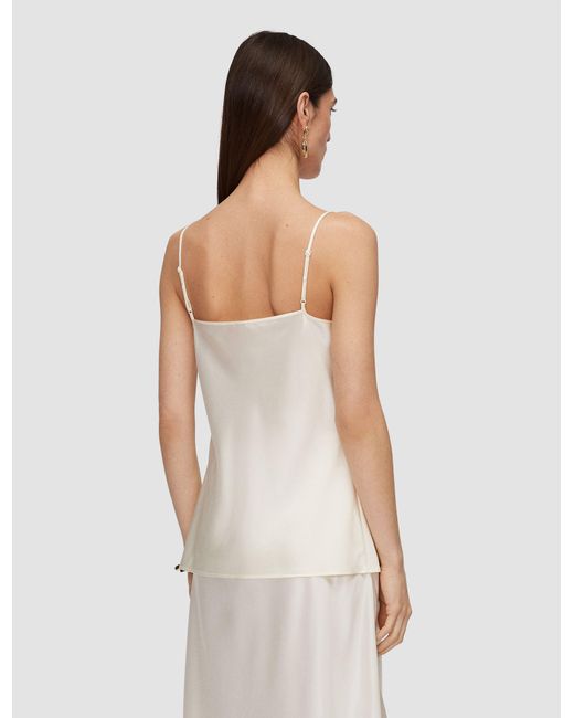 Joseph Blue Clea Silk Satin Camisole