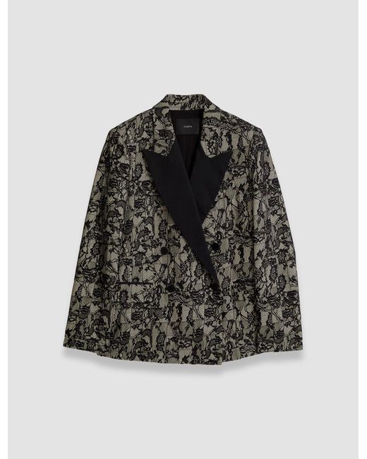 Joseph Black Jaden Patchwork Lace Jacket