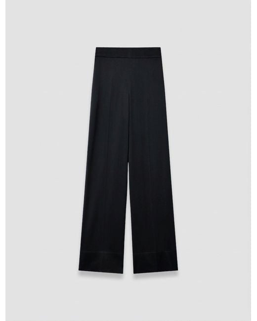 Joseph Black Dijon Silk Satin Trousers