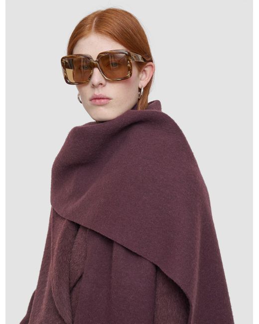 Joseph Purple Cecile Wool Scarf