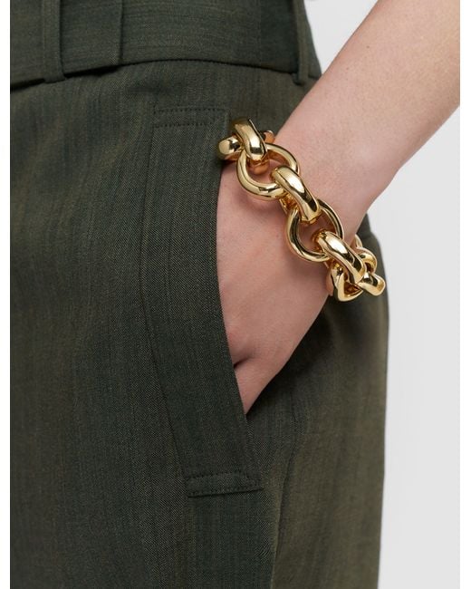 Joseph Metallic Bean Link Bracelet
