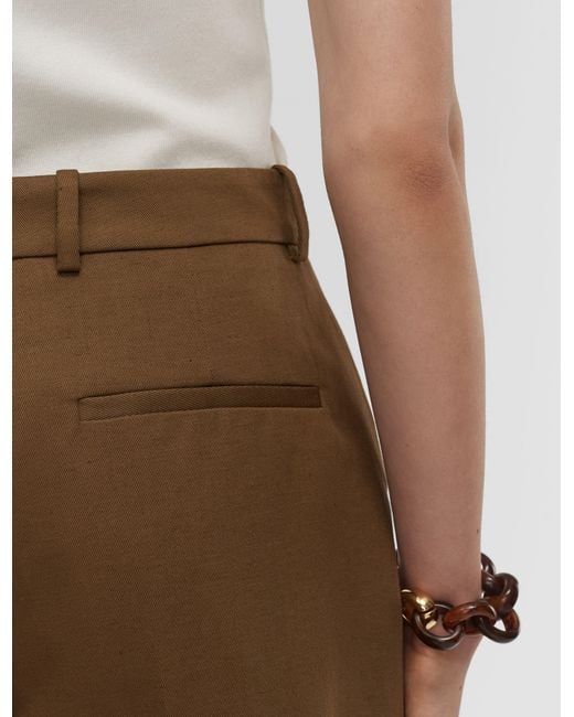 Joseph Natural Mitae Cotton Twill Trousers