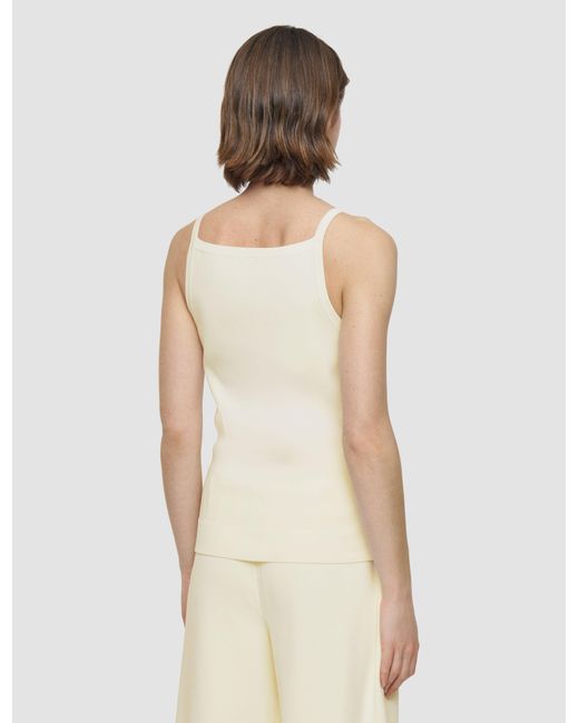 Gilet En Maille De Viscose Stretch Joseph en coloris White