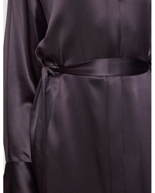 Robe Cyprien en satin de soie Joseph en coloris Blue