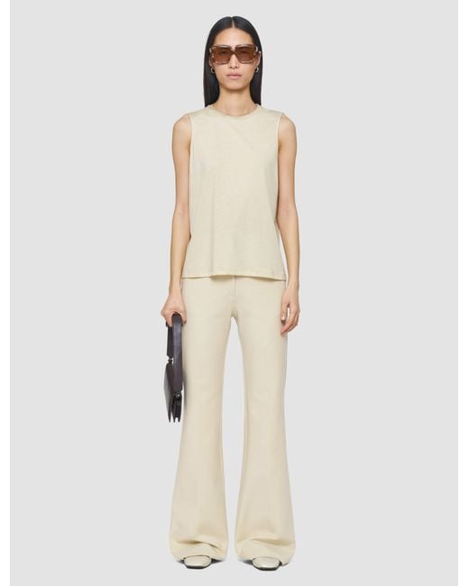 Joseph Natural Cotton Silk Jersey Tank Top