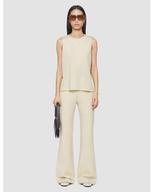 Joseph Natural Cotton Silk Jersey Tank Top