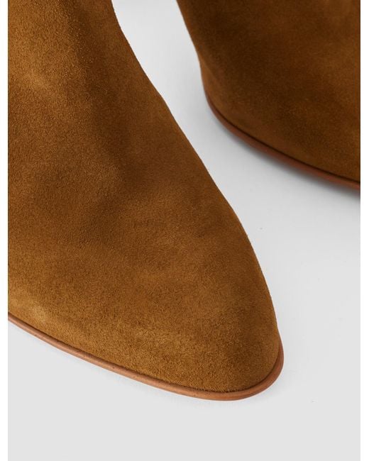 Joseph Brown Jolie Suede Knee High Heeled Boots