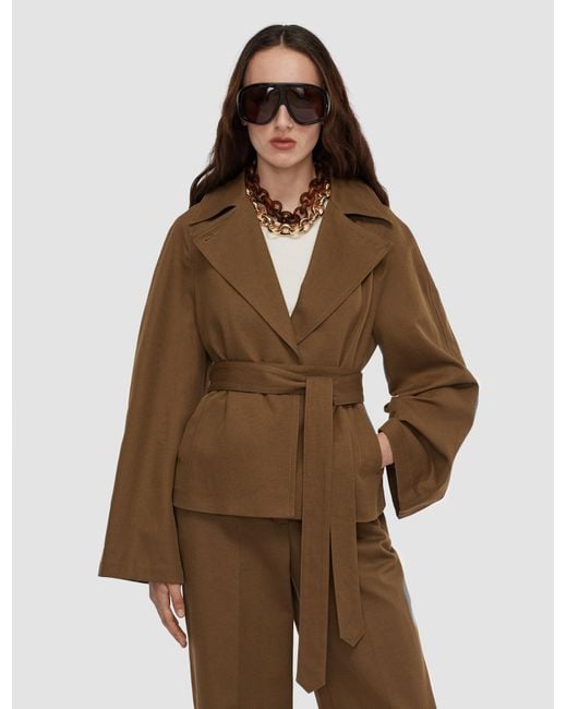 Joseph Natural Leda Cotton Twill Jacket