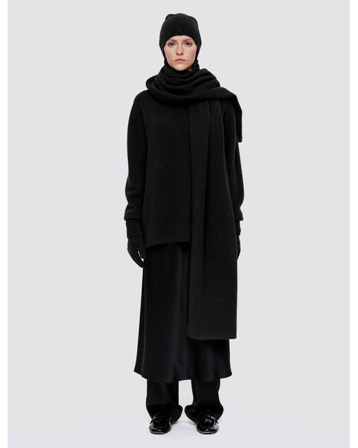 Écharpe En Cachemire De Luxe Joseph en coloris Black