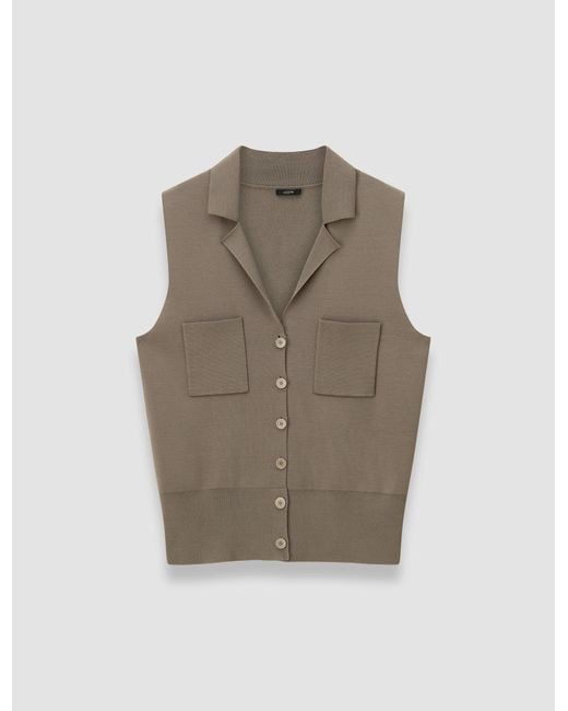 Joseph Brown Milano Knit Stretch Vest