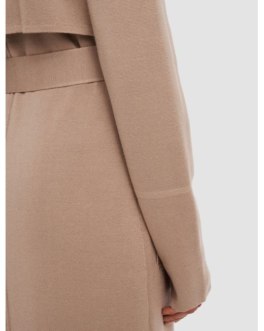 Joseph Natural Milano Knitted Wool Coat