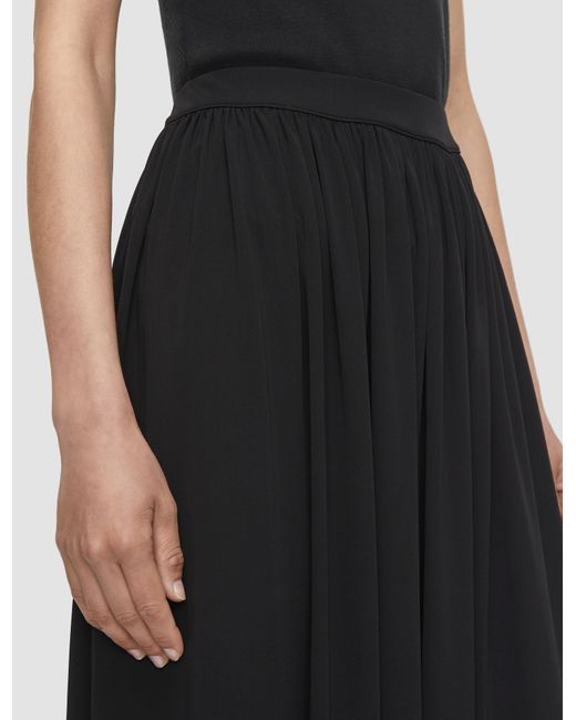 Joseph Black Vidal Crepe Jersey Skirt