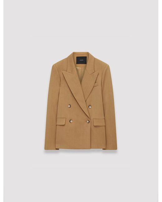 Joseph Natural Jaden Tailoring Wool Stretch Jacket