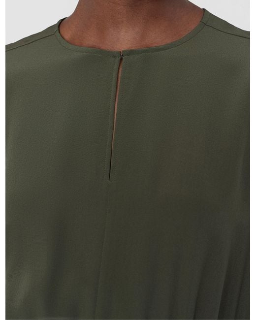 Robe Silsila En Soie Crêpe De Chine Joseph en coloris Green