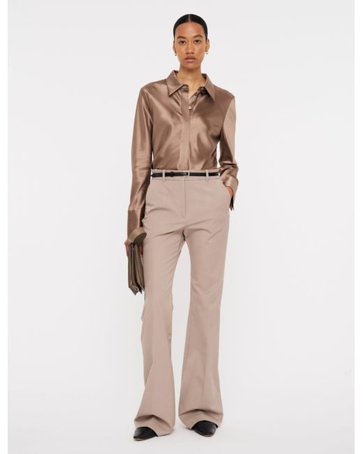 Joseph Natural Tafira Gabardine Stretch Trousers