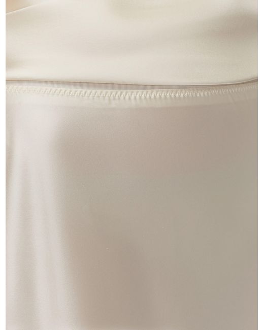 Jupe Isaak Long En Satin De Soie Joseph en coloris Black