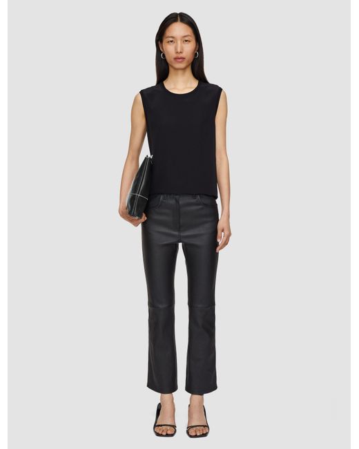 Joseph Black Bley Crepe De Soie Silk Blouse