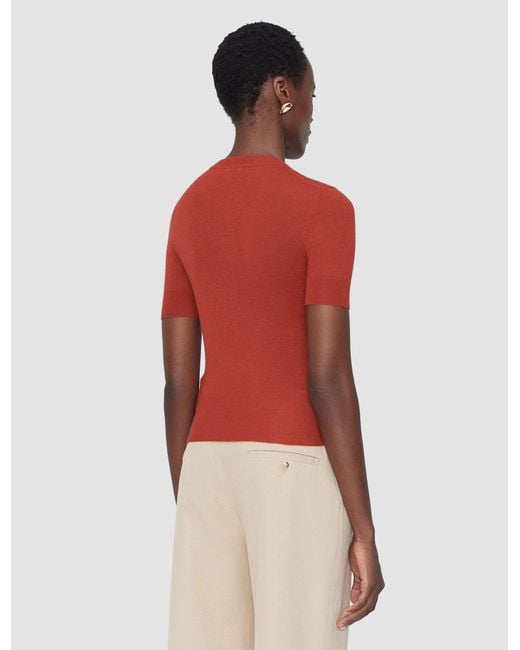 Joseph Red Cashair Top