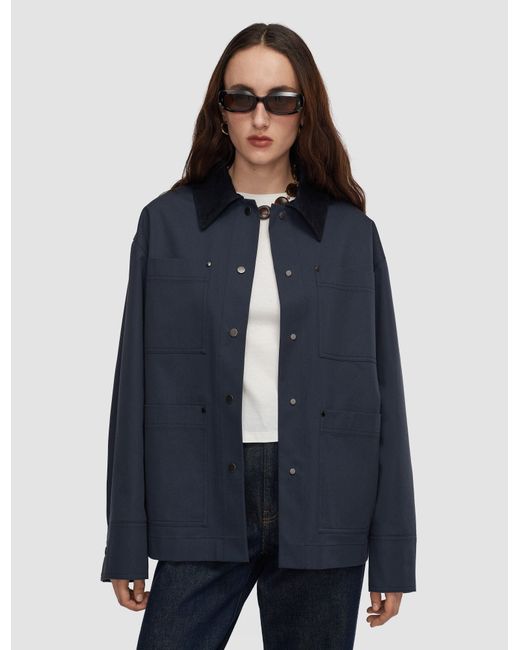 Veste Athos En Coton Joseph en coloris Blue
