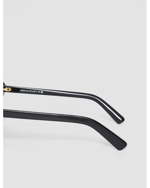 Joseph White Cat Eye Sunglasses
