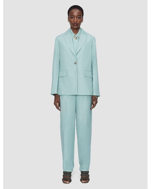 Joseph Blue Rochd Light Linen Blend Jacket