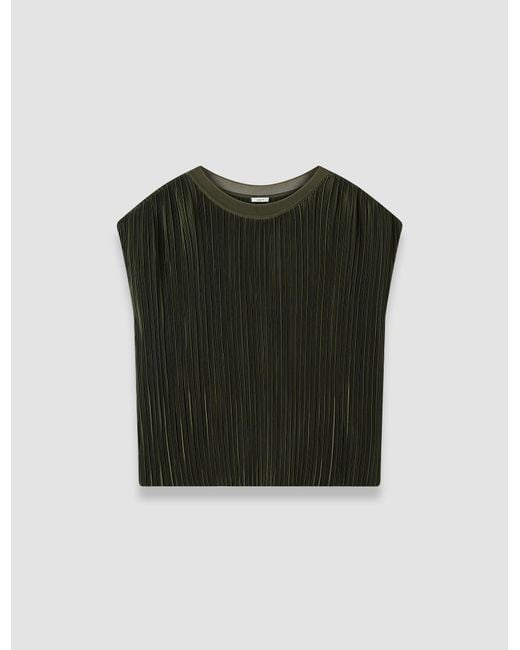 Joseph Green Cedre Pleated Satin Top