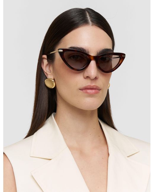 Joseph White Laarous Cat Eye Sunglasses