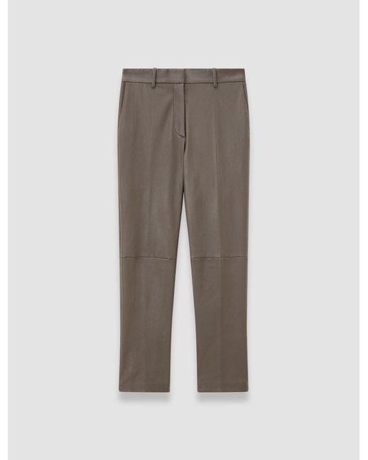 Joseph Gray Coleman Leather Stretch Trousers