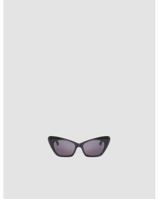 Joseph White Cat Eye Sunglasses