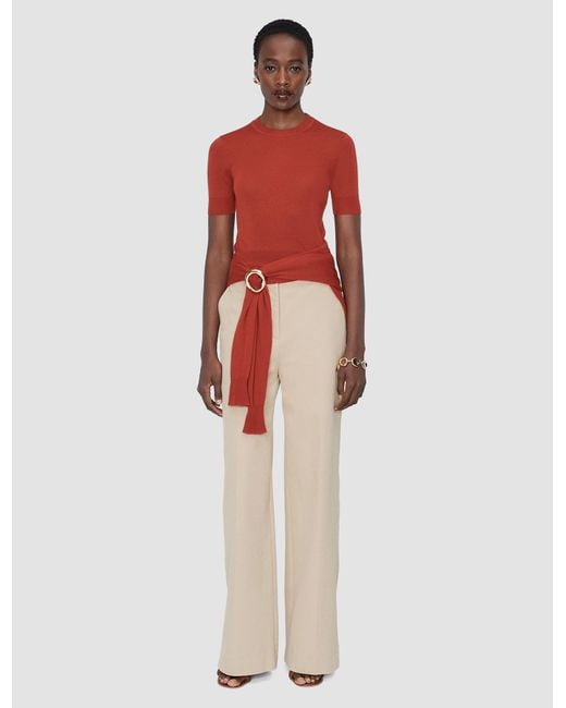 Joseph Red Cashair Top
