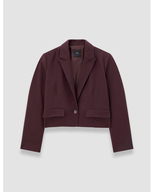 Joseph Red Elia Flannel Wool Jacket