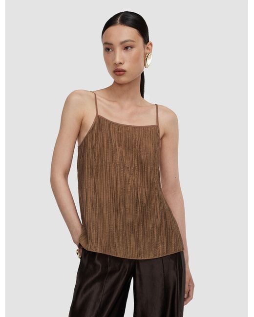 Joseph White Titana Fluid Crinkle Camisole