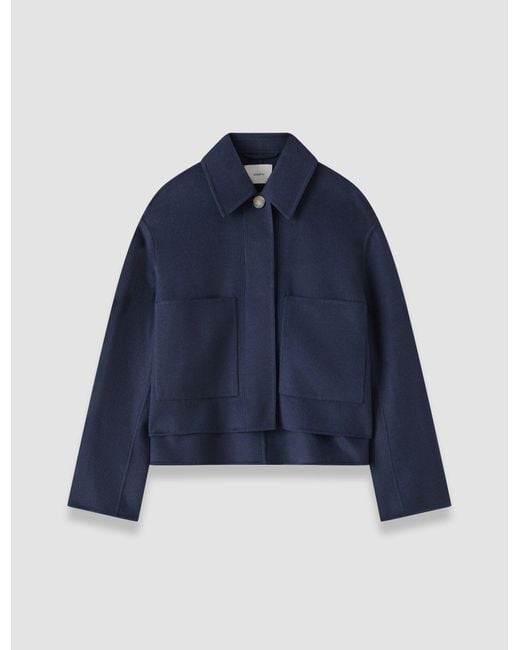 Joseph Blue Kalaa Light Double Face Wool Jacket