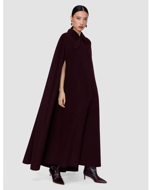 Joseph Purple Chapel Wool Blend Coat
