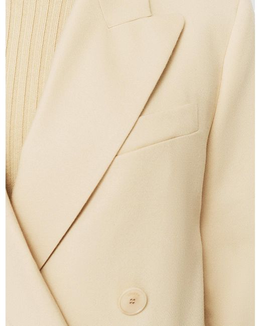 Joseph Natural Light Wool Flannel Jaden Jacket