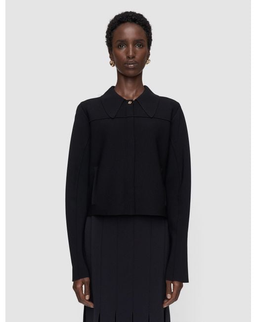 Joseph Blue Gare Compact Milano Knit Jacket