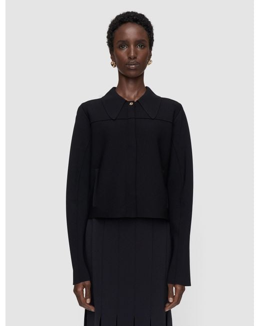 Joseph Blue Gare Compact Milano Knit Jacket