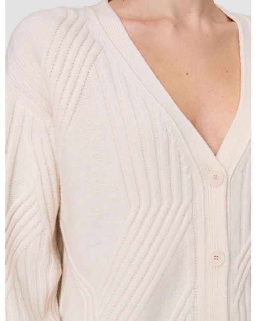 Joseph White Aristea Soft Wool Rib Cardigan