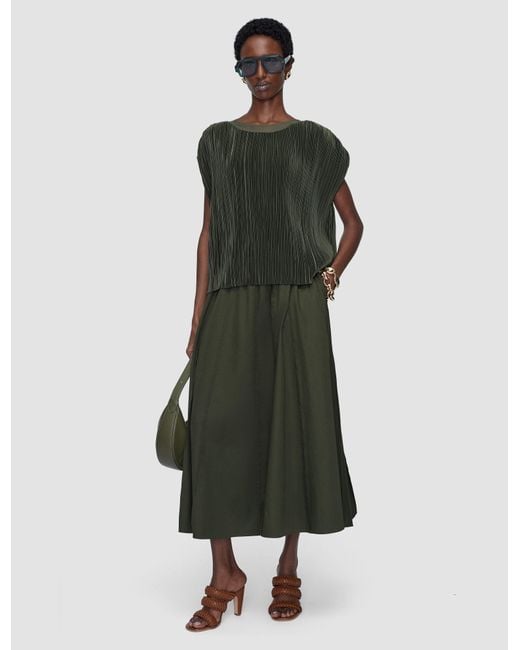 Joseph Green Cedre Pleated Satin Top