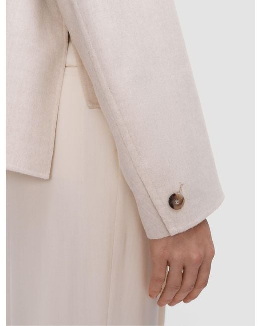 Joseph Natural Kalaa Light Double Face Wool Jacket