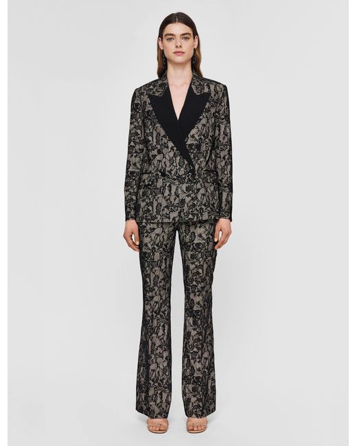 Joseph Black Jaden Patchwork Lace Jacket
